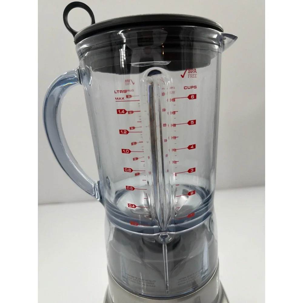 Breville Hemisphere Control Blender BBL605XL Silver 5-Speed 1.5L 50oz Jug